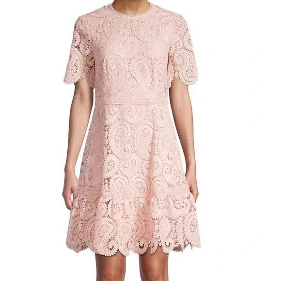 Shoshanna | Dresses | Shoshanna Kiera Lace Fit Flare Dress | Poshmark